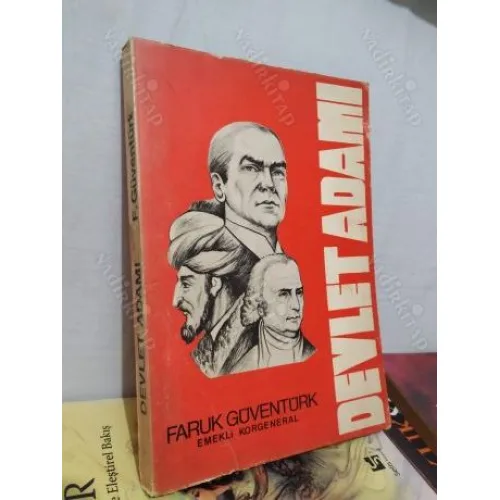 Devlet Adamı (Emekli Korgeneral Faruk Güventürk) (İmzalı ve Prof Hayri Sağlam ithaflı)