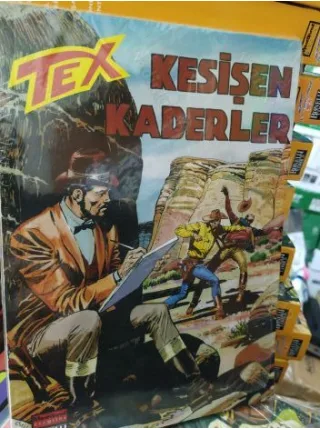 Tex (Teks) Maceraperest Çizgiler Sayı 192 * Keşişen Kaderler (204 lük seri) Shrinkli