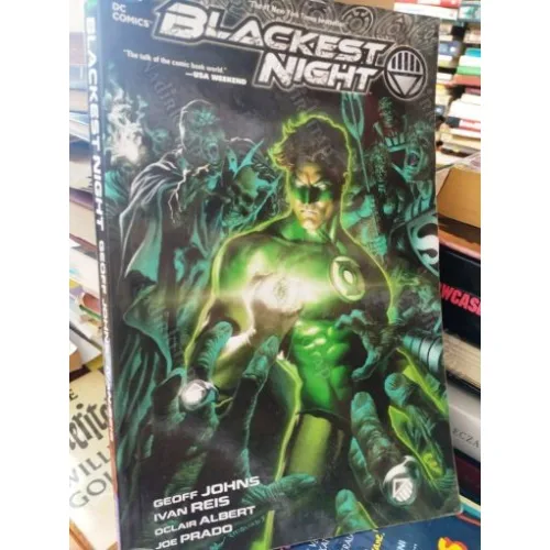 DC Comics * Blackest Night Green Lantern * Çizerinden IVAN REIS ithaflı ve imzalı * signed for EGE 2013 Türkiye imza gününden