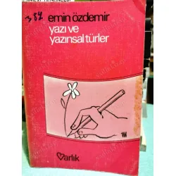 Yazı ve Yazınsal Türler Yazı ve Yazınsal Türler