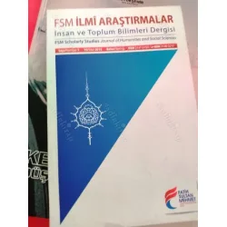 FSM İLMİ ARAŞTIRMALAR 7. Sayı Yıl: 2016 İnsan ve Toplum Bilimleri Dergisi Duygusal Zeka, Dünya Bankası ve Mali Kriz, 1905 Potemkin İsyanı vb FSM İLMİ ARAŞTIRMALAR 7. Sayı Yıl: 2016 İnsan ve Toplum Bilimleri Dergisi Duygusal Zeka, Dünya Bankası ve Mali Kriz, 1905 Potemkin İsyanı vb