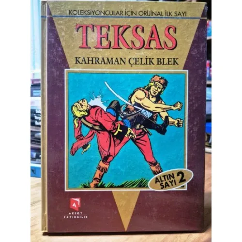Teksas * Altın Sayı Cilt 2 * Kahraman Çelik Blek * Çizgi Romancular için orjinal ilk sayı (Ciltli)