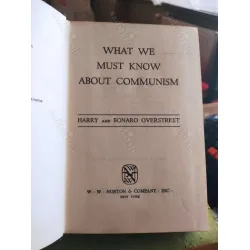 What we must know about Communism * Başbakanlarımızdan Suad Hayri Ürgüplü tarafından oğluna imzalı ve ithaflı What we must know about Communism * Başbakanlarımızdan Suad Hayri Ürgüplü tarafından oğluna imzalı ve ithaflı