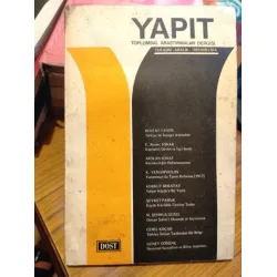 YAPIT Sayı 13 - Kasım Aralık 1985 * Bülent Tanör,Korkut Boratav,Şevket Pamuk,Cemil Koçak,Güney Gönenç,Arslan Sonat YAPIT Sayı 13 - Kasım Aralık 1985 * Bülent Tanör,Korkut Boratav,Şevket Pamuk,Cemil Koçak,Güney Gönenç,Arslan Sonat
