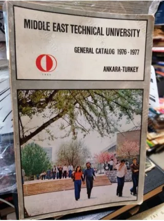 MIDDLE EAST TECHNICAL UNIVERSITY General Catalog 1976 - 1977 * Haritalı