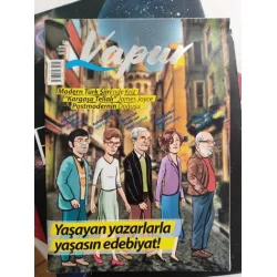 Vapur 4/2018 Yaşayan Yazarlarla Yaşasın Edebiyat !, Ahmet Büke,Ayfer Tunç,İsmail Güzelsoy,Gaye Boralıoğlu,Mario Levi