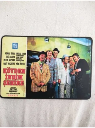 Kartpostal / Köyden İndim Şehire Lobi Renkli