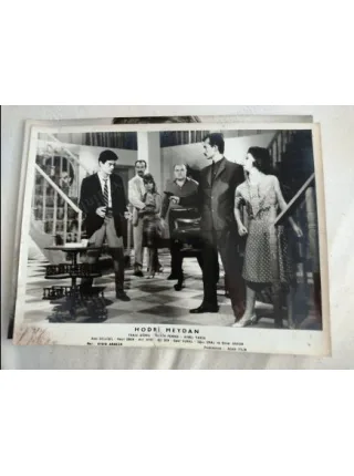Hodri Meydan 1962 - Tanju Gürsu / Enver Orhon / Aysel Tanju * Siyah Beyaz /Set Fotosu