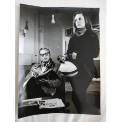 Yalan Yıllar 1968 - Esen Püsküllü / Reha Yurdakul * Siyah Beyaz /Set Fotosu