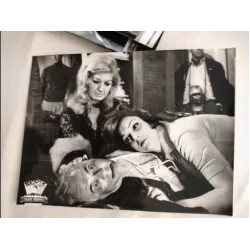 Yakut Gözlü Kedi 1966 - Neriman Köksal / Selda Akkor /Muammer Gözalan * Siyah Beyaz /Set Fotosu