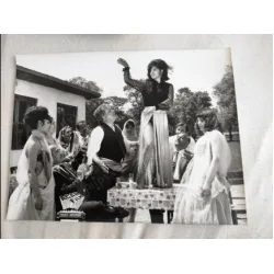 Yakut Gözlü Kedi 1966 - Sulukule Dansözlü Eğlence Sahnesi * Siyah Beyaz /Set Fotosu
