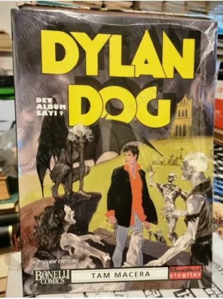 Dylan Dog Dev Albüm Sayı 9 Kötüler Ordusu Tam Macera Orjinal Shrink Ambalajında
