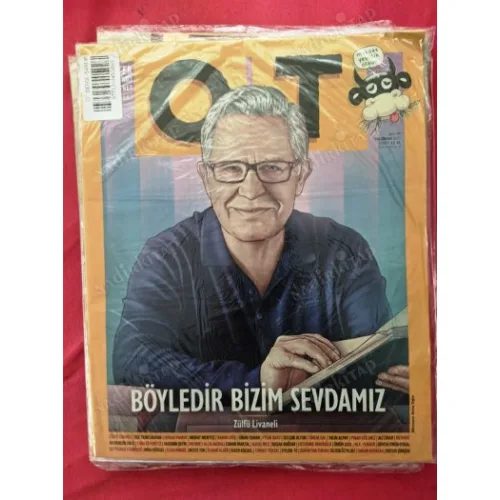 Ot Dergisi 99 Zülfü Livanelli,Ece Temelkuran,Sinem Sal,Bahar Eriş,İlhami Algör,Selçuk Altun,Murat Menteş,Pelin Batu,Yalın Alpay (Poşetinde Yeni)