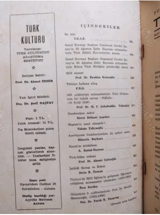 Türk Kültürü 35/1965 İstiklal savaşı ve Kıbrıs,Türk,İslam Ordusu,Kazan