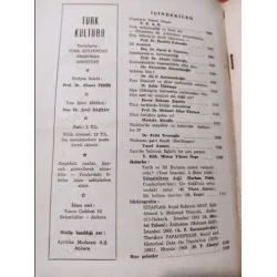 Türk Kültürü 48/1966 Dil Meselesi, Ziya Gökalp,Ülkü Birliği,Seydi(Seyitnazar),Cemal Gürsel vefatı,YIL 1965-66 Sayı 37-48 İndeks
