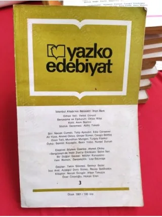 Yazko Edebiyat 3, İlhan Berk,Vedat Günyol/Orhan Veli,Oktay Rifat,Asım Bezirci,Cansever,Cumalı,Bekir Yıldız,Ahmet Oktay,Dinçer Sümer