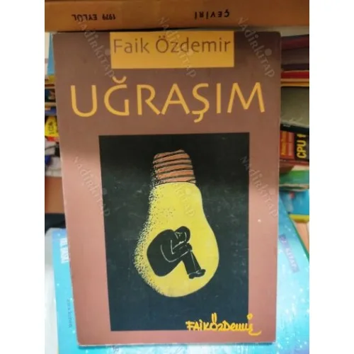 Uğraşım * Karikatür (İmzalı ve ithaflı Yazar Ekrem Şama)