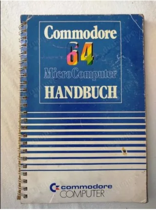 Commodore 64 Micro Computer Handbuch (Almanca) Açıklama