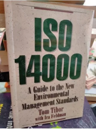 ISO 14000 - A Guide to the New Wnvironmental Management Standards