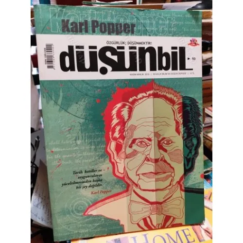 Düşünbil 50/2015 Karl Popper,Yanlışlamacılık,Aklın Arkeolojisi,Hawking Felsefeye Karşı,Bokun Sosyolojisi,Freud ve Popper arasında,