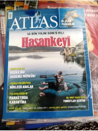 Atlas 340 HasanKeyf 12bin yılın son 5 yılı,Çılgın Pelikanlar,Medes Adaları,Manastırda Karantina (Poşetinde Yeni)