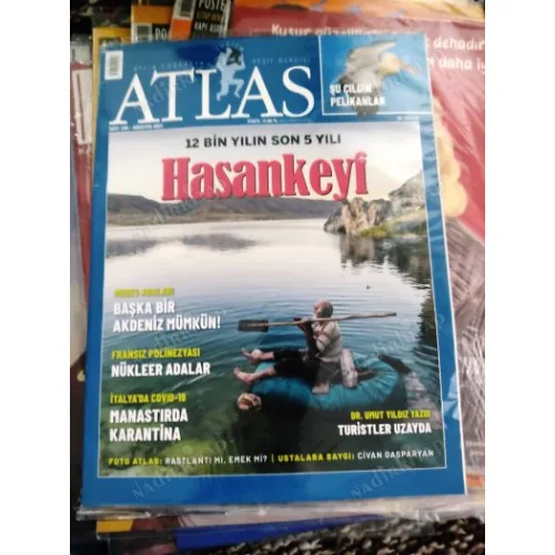 Atlas 340 HasanKeyf 12bin yılın son 5 yılı,Çılgın Pelikanlar,Medes Adaları,Manastırda Karantina (Poşetinde Yeni)