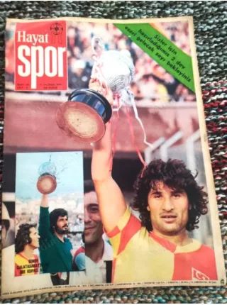 Hayat Spor 24/1975 Galatasaray Yasin/Gökmen Kupa ile * Poster Kasımpaşa*KaraGümrük*Feriköy*Süleymaniye*Sebat Gençlik
