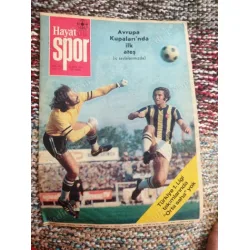 Hayat Spor 29/1974 Avrupa Kupaları,Karate,Bedri Böke,Baba Gündüz,Poster Galatasaray (Dev),Boluspor,Lüleburgaz,KayseriSpor