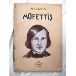 Müfettiş Devlet Konservatuvarı Temsili ve Konserleri Komedya V Perde Rejisör Mahir Canova Aktör Agah Hün / 32 Sayfalık Broşür Müfettiş Devlet Konservatuvarı Temsili ve Konserleri Komedya V Perde Rejisör Mahir Canova Aktör Agah Hün / 32 Sayfalık Broşür
