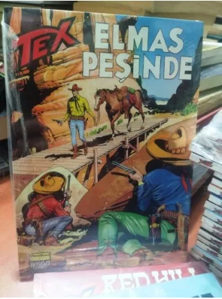 Tex (Teks) Maceraperest Çizgiler Sayı 48 * Elmas Peşinde (204 lük seri) Shrink Ambalajında YENİ