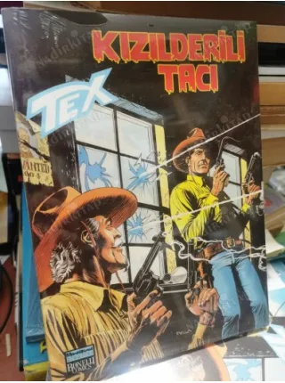 Tex (Teks) Maceraperest Çizgiler Sayı 128 * Kızılderili Tacı (204 lük seri) (Shrinkli)