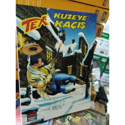 Tex (Teks) Maceraperest Çizgiler Sayı 145 * Kuzeye Kacış (204 lük seri) (Shrinkli)
