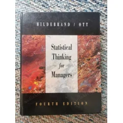 Statistical Thinking for Managers (4. Edition + Disket)