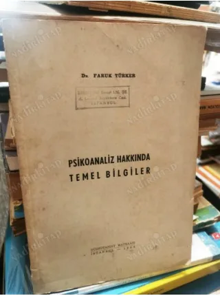 Psikoanaliz Hakkında Temel Bilgiler (Sandoz Kütüphane tasnifli)