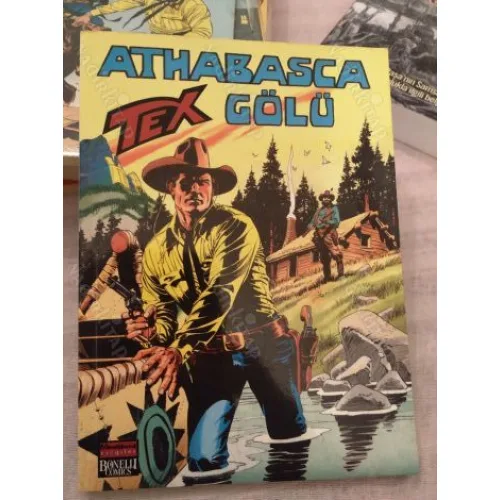 Tex (Teks) Maceraperest Çizgiler Sayı 130 * Athabasca Gölü (204 lük seri) Yeni Shrink Ambalajında