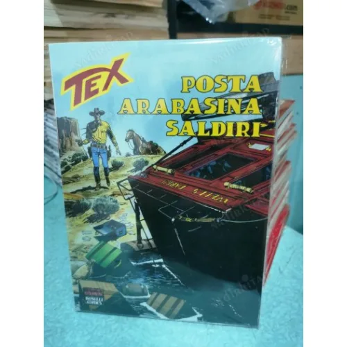 Tex (Teks) Maceraperest Çizgiler Sayı 204 * Posta Arabasına Saldırı (204 lük seri) Shrinkli Yeni