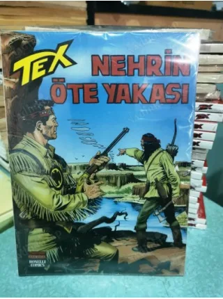 Tex (Teks) Maceraperest Çizgiler Sayı 196 * Nehrin Öte Yakası (204 lük seri) Shrinkli Ambalajında Yeni