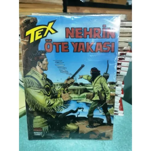 Tex (Teks) Maceraperest Çizgiler Sayı 196 * Nehrin Öte Yakası (204 lük seri) Shrinkli Ambalajında Yeni