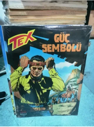 Tex (Teks) Maceraperest Çizgiler Sayı 127 * Güç Sembolü (204 lük seri) Shrinkli Yeni