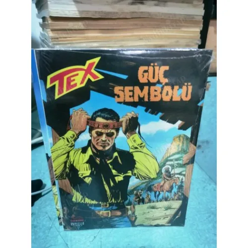 Tex (Teks) Maceraperest Çizgiler Sayı 127 * Güç Sembolü (204 lük seri) Shrinkli Yeni