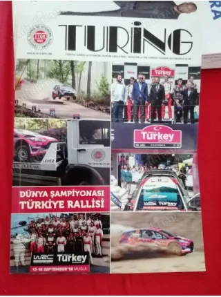 Turing 396/2018 *Dünya Şampiyonası Türkiye Rallisi,Helsinki,Akyaka,Tekkeler,Hilmi Orbay,Kazım Arısan,Galata Mevlevihanesi