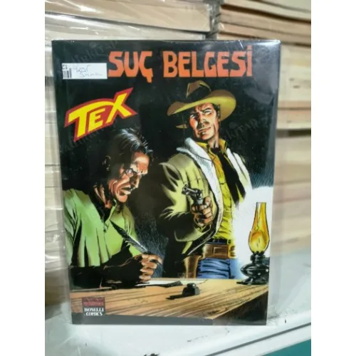 Tex (Teks) Maceraperest Çizgiler Sayı 148 * Suç Belgesi (204 lük seri) Shrinkli Ambalajında YENİ