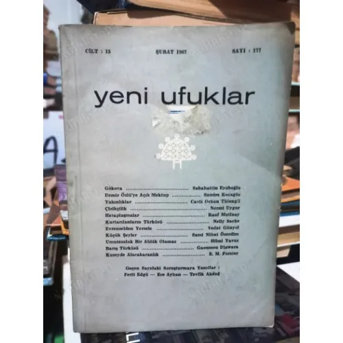 Yeni Ufuklar Cilt: 20 233/1973 Attila İlhan,Azra Erhat,Küçükömer ve Bilim Felsefesi/Hilmi Yavuz,Birkaç anı ve Ruhi Su,Çizmeler/Fakir Baykurt