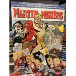 Martin Mystere Efsanevi Maceraları Cilt 1 * Altın Kobra - Loch Ness Hazinesi - Büyük Piramidin Esrarı - Şeytani Araştırma (Shrink Ambalajında)