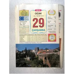 29 Ocak 2014 Ülkü Renkli Takvim yaprağı / Yavrunuza isim Kız Berrak Erkek Bulut / Kuşe Kağıt / Doğum-Özel gün hediyesi