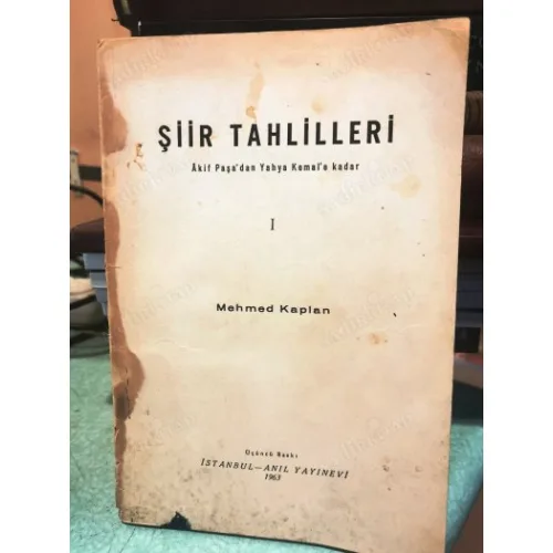 Şiir Tahlilleri - Akif Paşadan Yahya Kemal