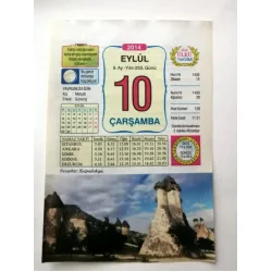 10 Eylül 2014 Ülkü Renkli Takvim yaprağı / Yavrunuza isim Kız Melodi Erkek Gönenç / Kuşe Kağıt / Doğum-Özel gün hediyesi
