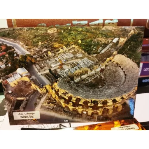 Kartpostal Side Antalya/Türkiye Ptt Basımı (Yeni yıl yılbaşı doğum evlilik sevgililer günü bayram hediye)