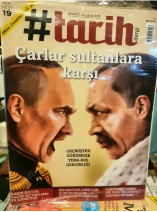 #Tarih 19/2015 Çarlar sultanlara Karşı/Geçmişten günümüze Türk-rus Gerginliği Albüm Çanakkale 100.yıl ,Kösem Sultan,Parfümeri Tarihi/Poşetinde