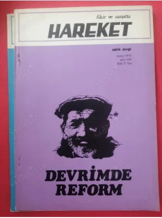 Fikir ve Sanatta Hareket 100/1974 Büyük Sanayi/Topçu,Kendi Semasında tek yıldız/Meriç,Haşhaş Meselesi,Mustafa Kutlu,Emin Işık,